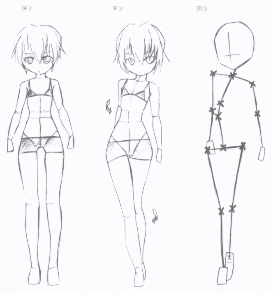 超全动漫人物姿势绘画技法 多媒体设计的动态表达